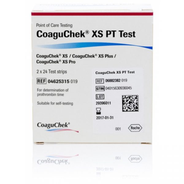 CoaguChek XS PT Test 2x24 strips