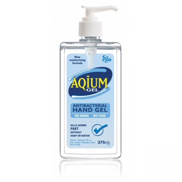Ego Aqium Antibacterial Hand Gel 375ml