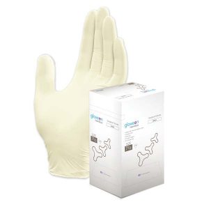 Hamilton Sterile Latex Powder Free Gloves Size 7.5
