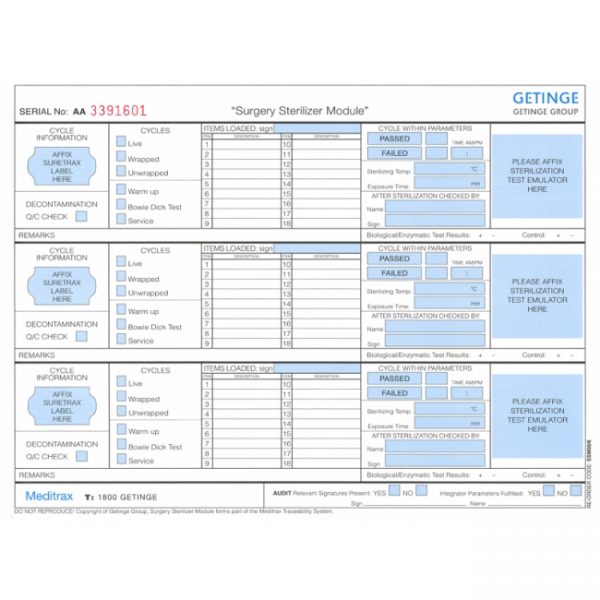 Meditrax surgery log book A&R Medical Supplies