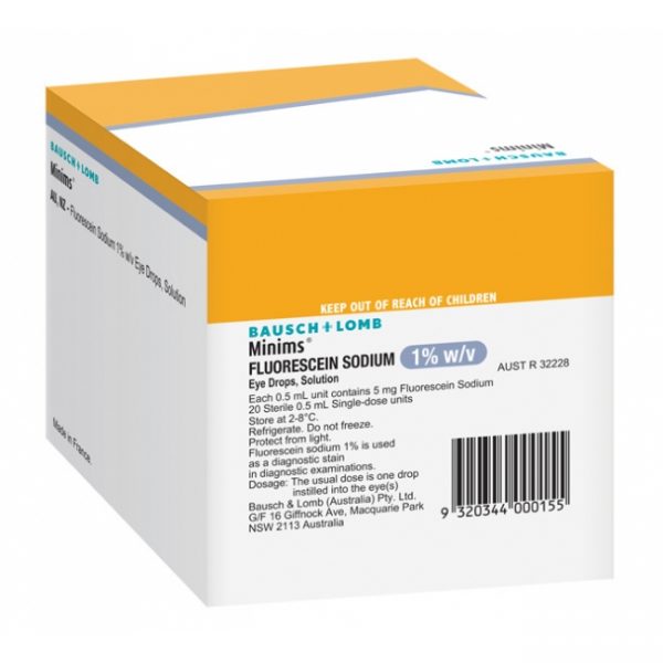 Minims Fluorescein 1