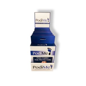 Podi Fabric Toe protectors 8 X twin pack size S CDU
