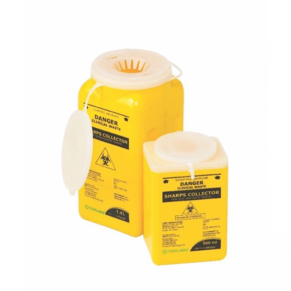 Sharps Container 1.4 Litre with Clip Lid
